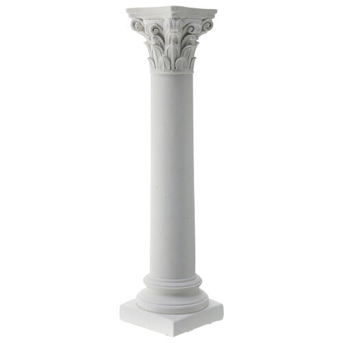 Columna lisa yeso de pintar 20 cm belén napolitano 2