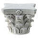 Corinthian capital for Neapolitan Nativity Scene, 7x7 cm, plaster to paint s1