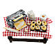 Table pour pâtes fraîches 5x10x5 cm crèche napolitaine avec santons 8 cm s2