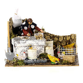 Młynarka - ruchoma figurka do szopki neapolitańskiej, 15x20x20 cm, do figurek 10 cm