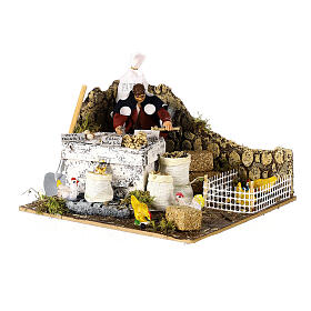 Młynarka - ruchoma figurka do szopki neapolitańskiej, 15x20x20 cm, do figurek 10 cm