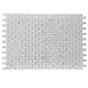 Modular brick wall, 20x30 cm, plaster to paint, Neapolitan Nativity Scene s1