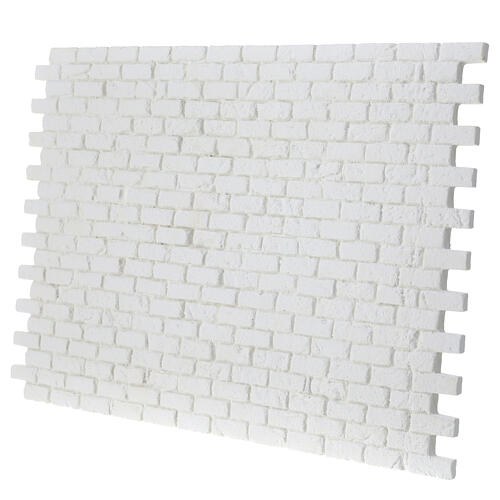 Mur en briques modulaire crèche napolitaine 20x30 cm plâtre à peindre 2