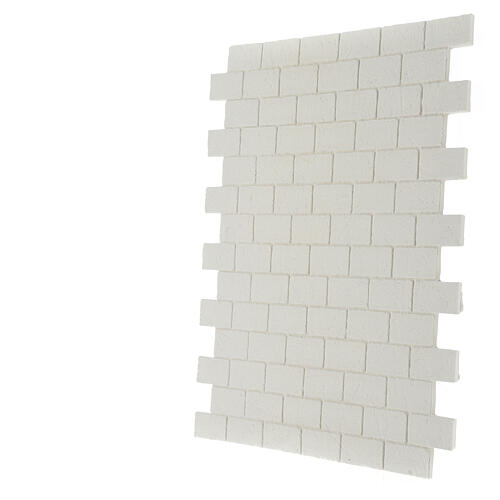 Brick pavement, 35x25 cm, plaster to paint, Neapolitan Nativity Scene 2