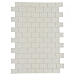Pavimento 35x25 cm mattoni presepe napoletano gesso da colorare s1