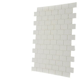 Piso de tijolos presépio napolitano 35x25 cm gesso para pintar