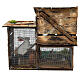 Enclosure with rabbits, wood 15x15x15 cm, 8-10 cm nativity scene s5