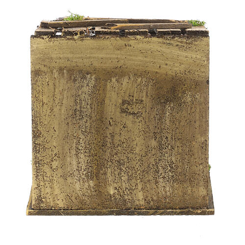Zagroda z krowami, 15x15x15 cm, szopka neapolitańska 8 cm 4