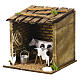 Enclosure with cows 15x15x15 cm Neapolitan nativity scene 8 cm s2