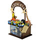 Fish stall with picture, 15x10x6 cm, for 8-10 cm Neapolitan Nativity Scene s2