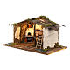 Stable with oven 25x45x25 cm for Neapolitan Nativity Scene of 8-10 cm s2