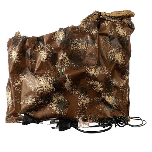 Stajenka z poidłem 30×25×35 cm – szopka neapolitańska, figurki 8–10 cm 4