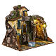 Neapolitan Nativity Scene with well, 40x50x30 cm, for 8-10 cm characters s3