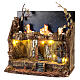 Neapolitan nativity to hang fountain 35x40x25 cm statues 8-10 cm s2