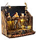 Neapolitan nativity to hang fountain 35x40x25 cm statues 8-10 cm s3