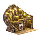 Neapolitan Nativity Scene with oven, 40x40x40 cm, for 8-10 cm characters s3