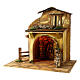 House with porch, 40x45x30 cm, for Neapolitan Nativity Scene with 8-10 cm characters s2