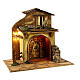 House with porch, 40x45x30 cm, for Neapolitan Nativity Scene with 8-10 cm characters s3