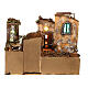 Neapolitan Nativity Scene with watermill and oven 50x60x50 cm for characters of 8-10 cm s9