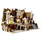 Neapolitan nativity scene with fountain in Arabic style 50x90x45 cm cork statues 8-10 cm s5