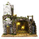 Arab nativity set with well 40x40x30 cm Neapolitan nativity scene 8-10 cm s1