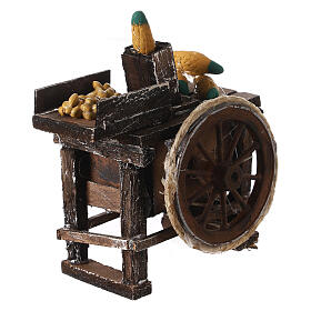 Ancient millstone 10x10x5 cm Neapolitan nativity scene 10 cm