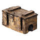 Chest with mouse figure 5x5x10 cm Neapolitan nativity scene 10 cm s2