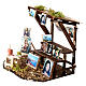 Stall with paintings 10x15x10 cm for 7 cm Neapolitan Nativity Scene s2