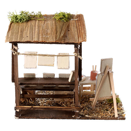 Tienda 10x15x10 cm belén napolitano 7 cm cuadros 5