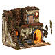 Szopka neapolitańska w stylu XVIII w., dla figurek 10–12 cm, fontanna, 30×30×20 cm s3