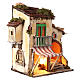 House with exterior blind 40x35x25 cm for 10-12 cm Neapolitan Nativity Scene s3