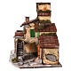 Rustic house landscape 40x40x30 cm Neapolitan nativity 10-12 cm oven s3