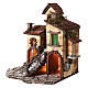Paesaggio rustico 40x40x30 cm presepe napoletano 10-12 cm s2