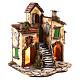 Paesaggio rustico 40x40x30 cm presepe napoletano 10-12 cm s3