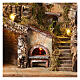 Paesaggio 40x35x30 cm con forno presepe napoletano 10-12 cm s2