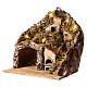 Paesaggio 40x35x30 cm con forno presepe napoletano 10-12 cm s3