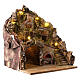 Rustic Italian village 40x35x30 cm with oven Neapolitan nativity 10-12 cm s4