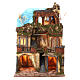 Neapolitan Nativity Scene setting with sky for 10-12 cm characters 75x50x40 cm s1