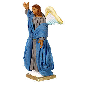 Standing angel statue Neapolitan nativity 15 cm