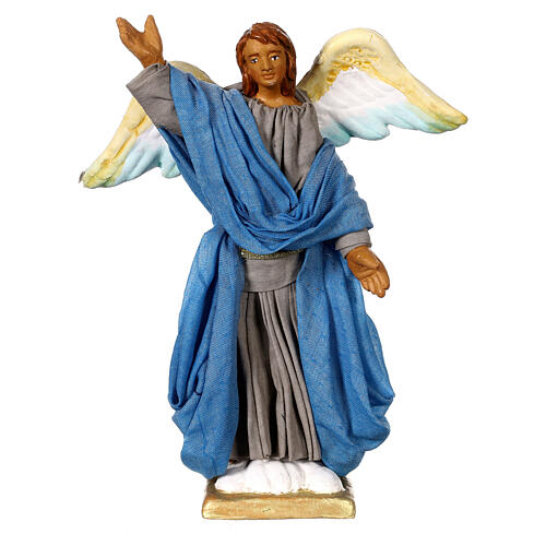 Standing angel statue Neapolitan nativity 15 cm 1