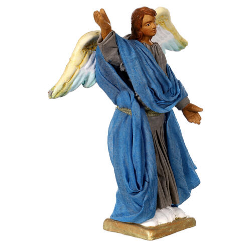 Standing angel statue Neapolitan nativity 15 cm 3