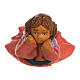 Young girl laying down for Neapolitan Nativity Scene of 10 cm s1