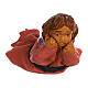Young girl laying down for Neapolitan Nativity Scene of 10 cm s3