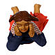 Girl lying figurine Neapolitan nativity 15 cm s3