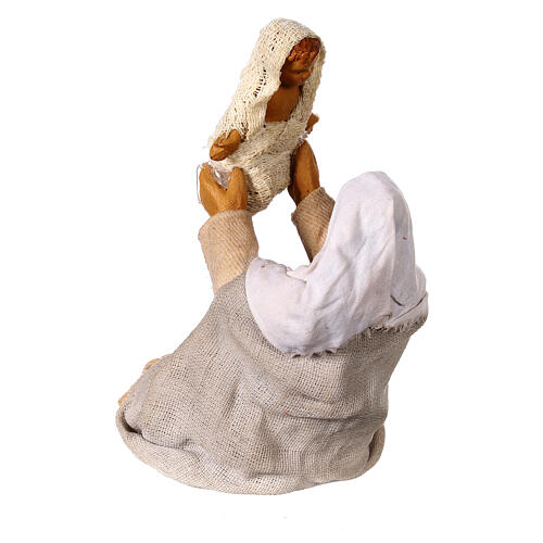 Krippe Jesuskind spielend Neapolitanische Krippe, 13 cm 4