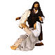 Nativity with Infant Jesus playing for Neapolitan Nativity Scene of 13 cm s1