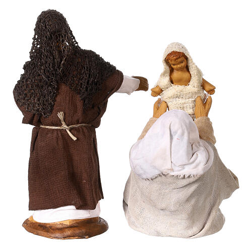 Figurki Świętej Rodziny, szopka neapolitańska, 13 cm 7