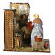 Animated scene of women doing laundry with dripping clothes, Neapolitan Nativity Scene with characters of 30 cm s15