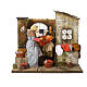 Animated scene of women doing laundry with dripping clothes, Neapolitan Nativity Scene with characters of 30 cm s1