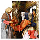 Animated scene of women doing laundry with dripping clothes, Neapolitan Nativity Scene with characters of 30 cm s6